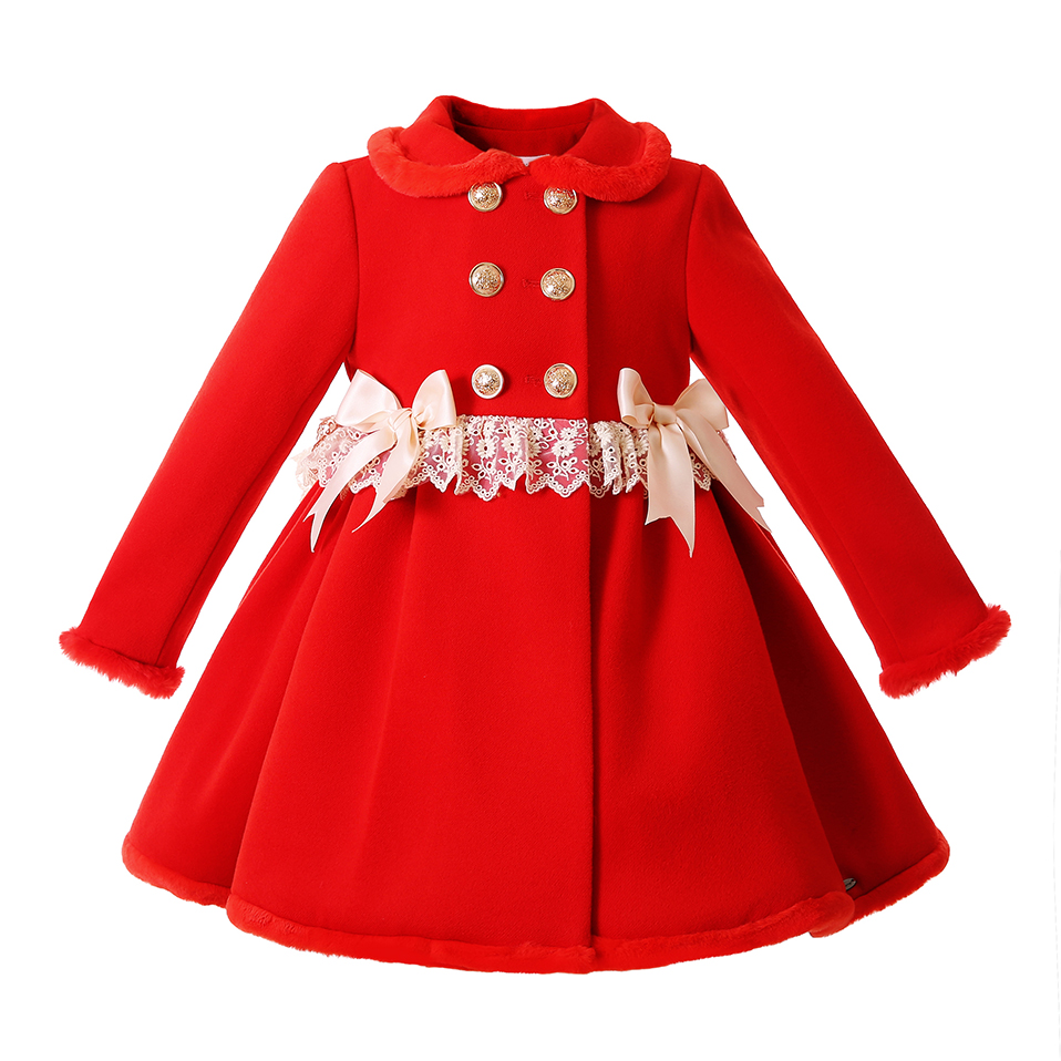 Winter Clothing For Toddlers - Pettigirl, nueva chaqueta roja de invierno