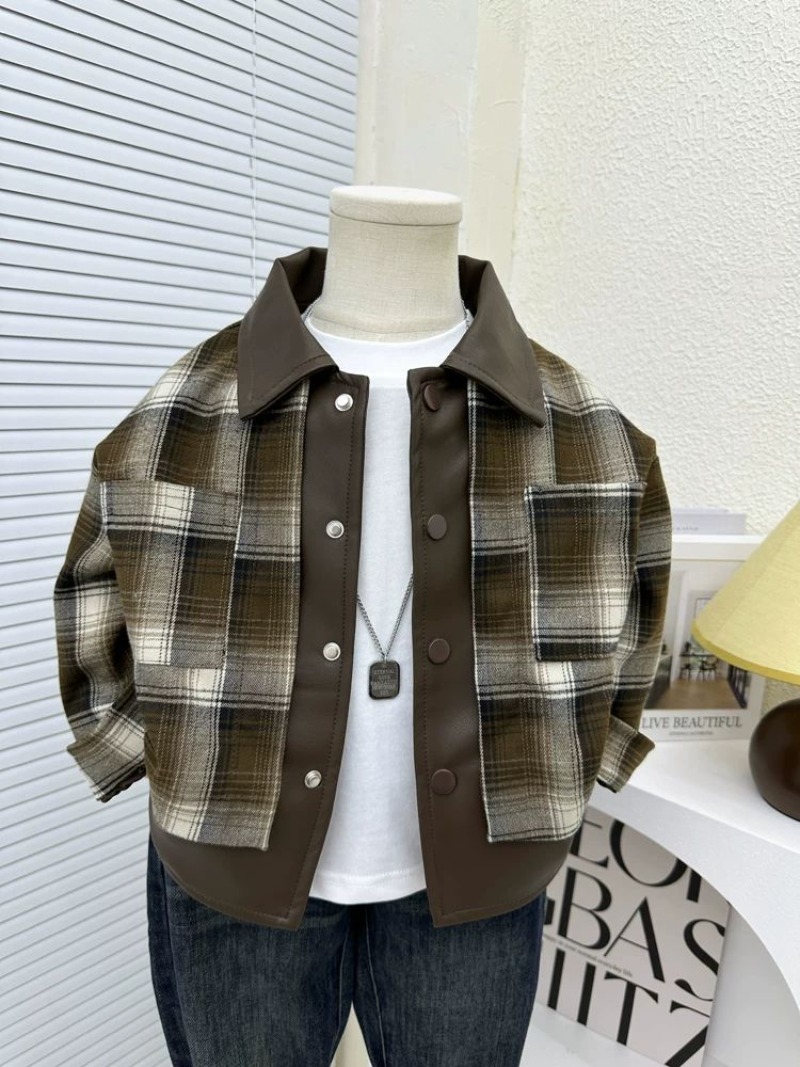 Winter Clothing For Toddlers - Chaqueta a cuadros para niños, ropa