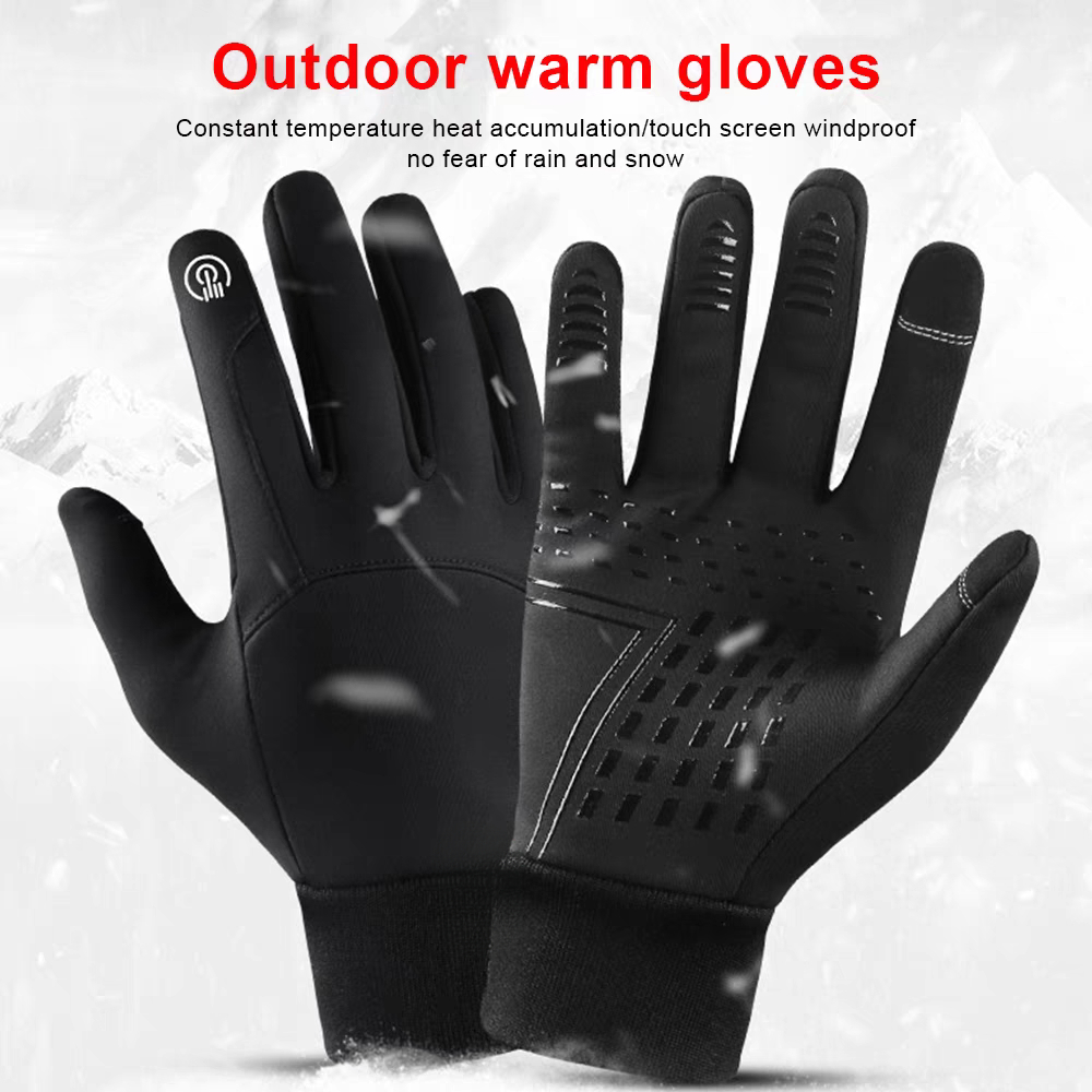 Waterproof Mitten Ski - Guantes Térmicos de lana para hombre