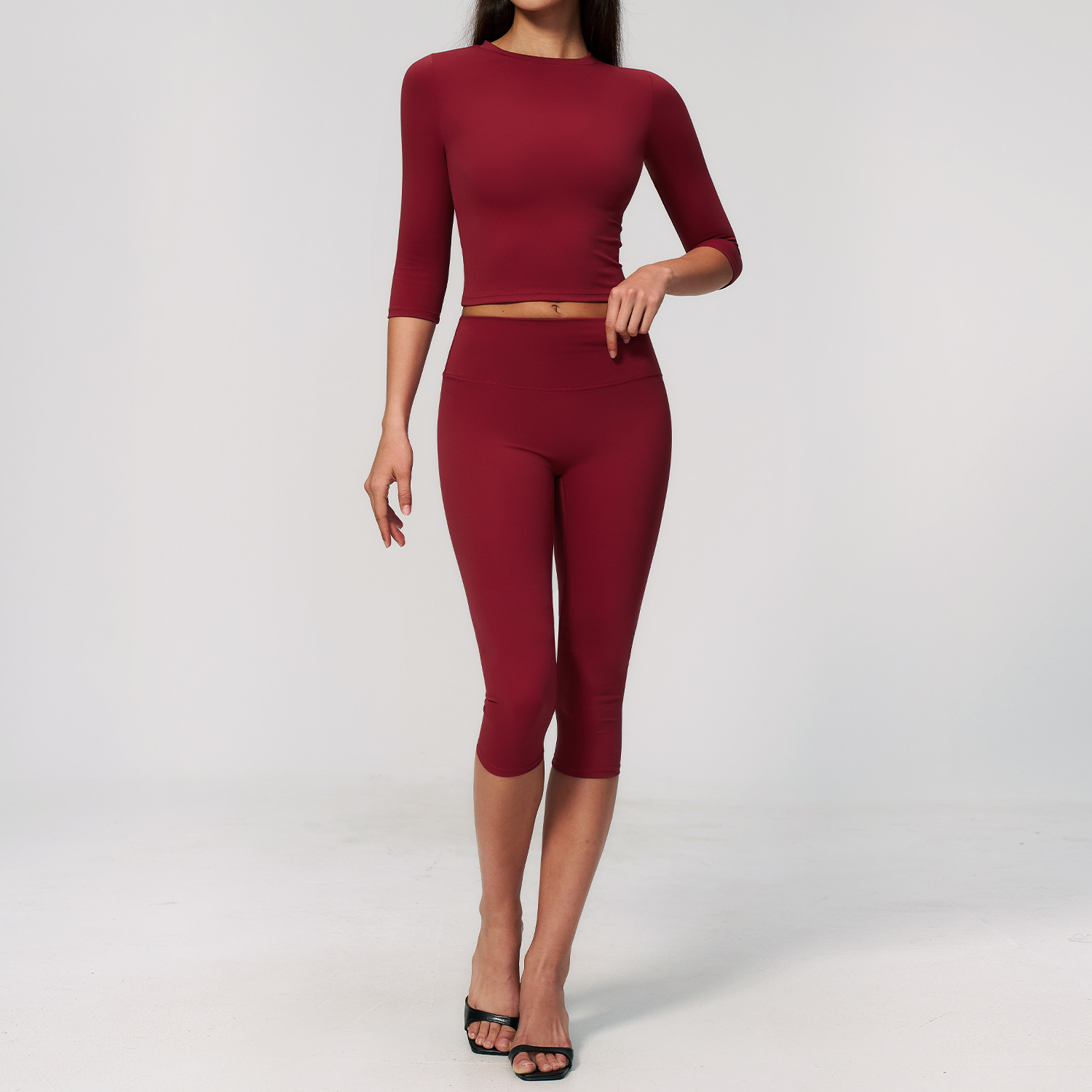 Conjunto de Yoga de 2 Piezas p - Winter Clothing Logos reseña y precio