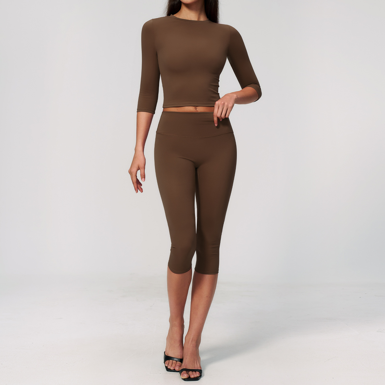 Conjunto de Yoga de 2 Piezas p - Winter Clothing Logos reseña y precio
