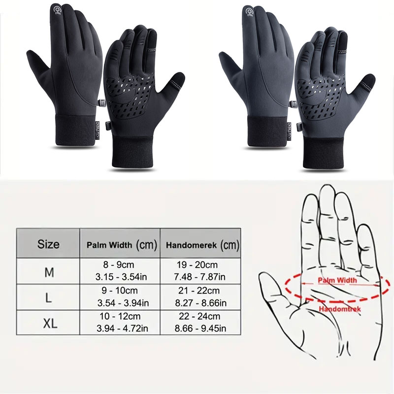 GTUBIKE-guantes de otoño e inv - Waterproof Mitten Ski reseña y precio
