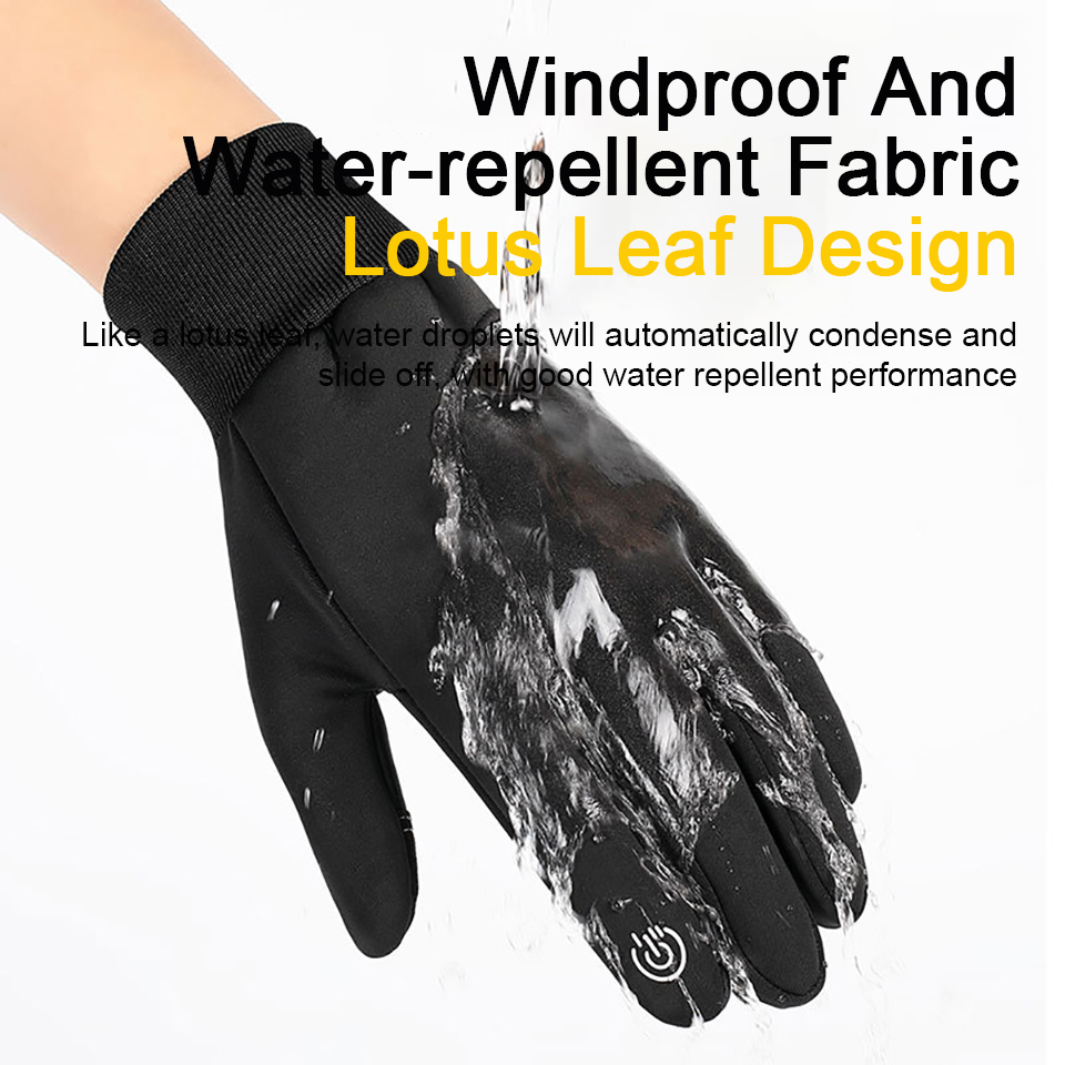 GTUBIKE-guantes de otoño e inv - Waterproof Mitten Ski reseña y precio