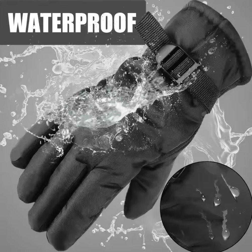 Guantes de esquí con forro pol - Waterproof Mitten Ski reseña y precio
