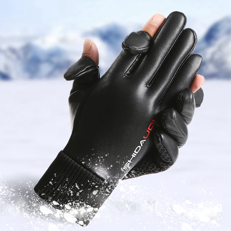 Guantes térmicos con forro pol - Waterproof Mitten Ski reseña y precio