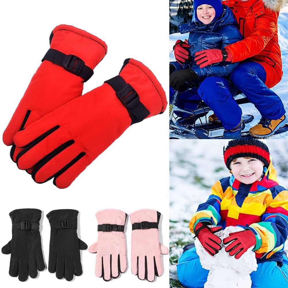 Nuevos niños adultos invierno  - Waterproof Mitten Ski reseña y precio
