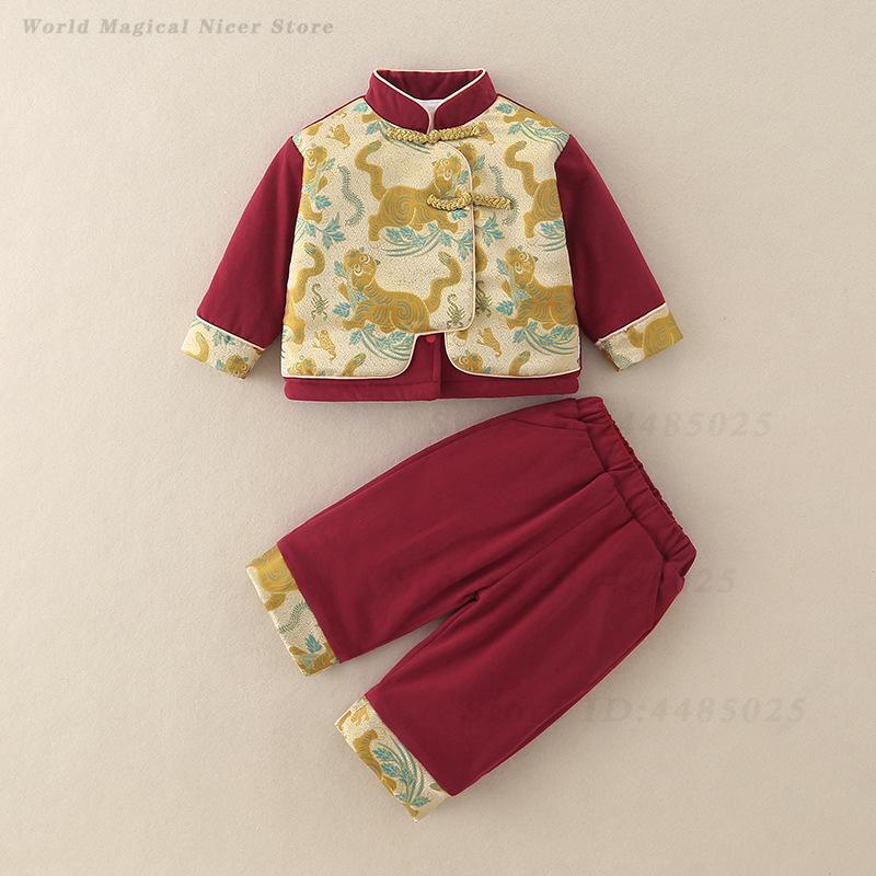 Traje Tradicional Chino para N - Winter Clothing Baby Boy reseña y precio