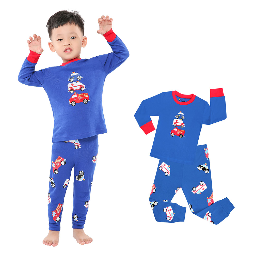 100 Cotton Boys Pajamas Sets 2 - Winter Clothing For Toddlers reseña y precio