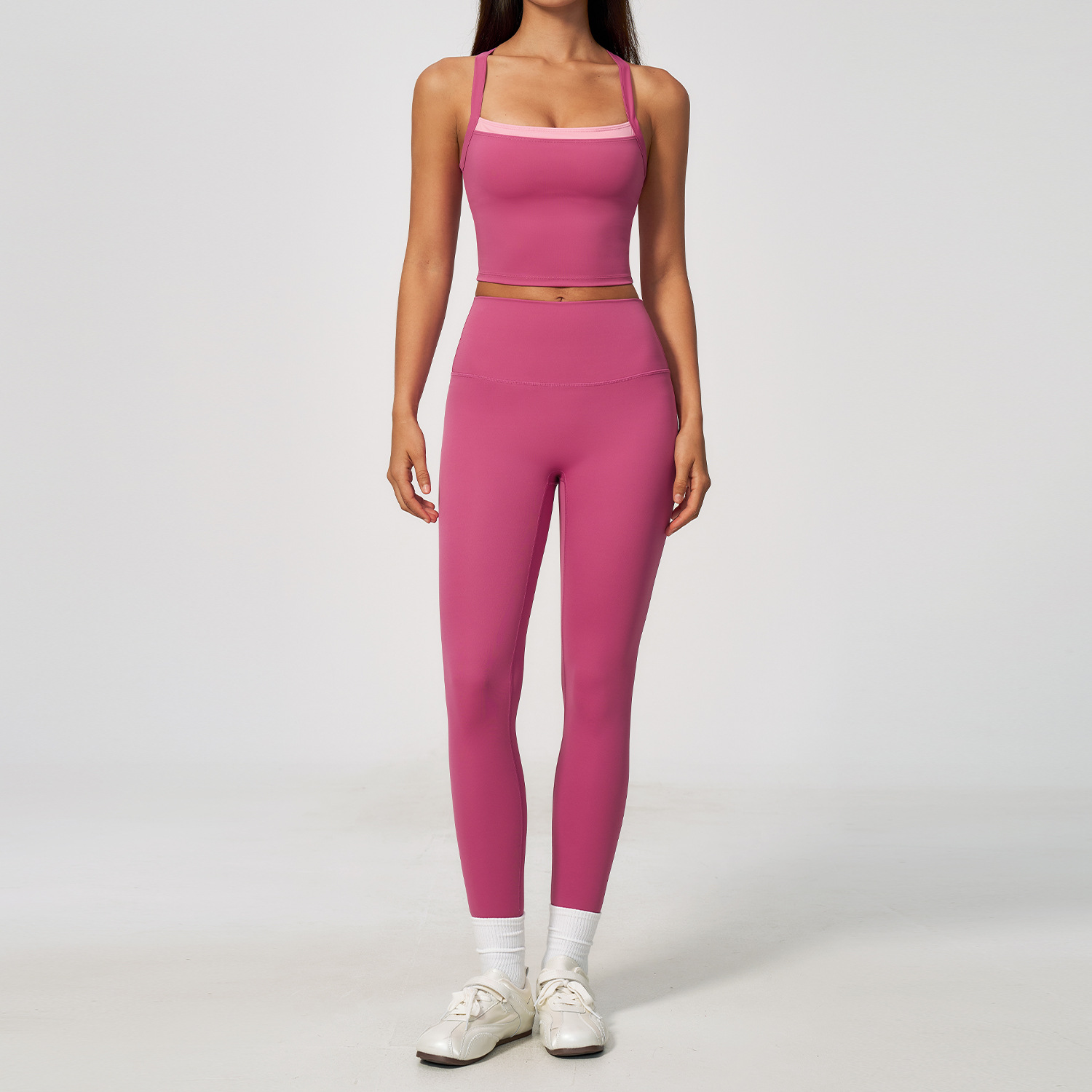 Conjunto de Yoga para Mujer, T - Winter Clothing Logos reseña y precio